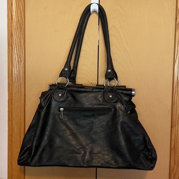 Black Ruffle Purse - Picture 2 of 6